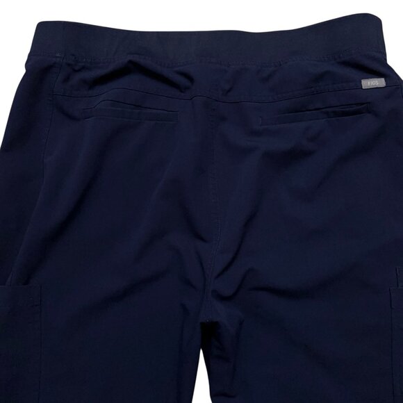 FIGS Axim Cargo Scrub Pants Mens Size 2XL Drawstring Stretch Navy Blue - Picture 5 of 10